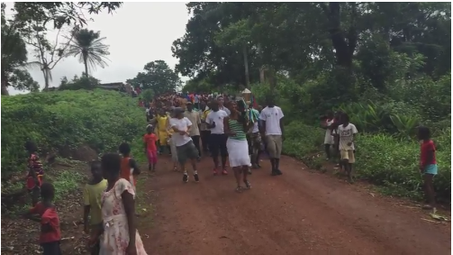 2016 Summer Mission Trip. Bumpeh Cup Parade Sierra Leone West Africa